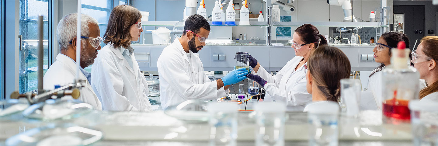 Science Students in a laboratory