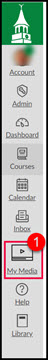 Highlighting "My Media" on menu